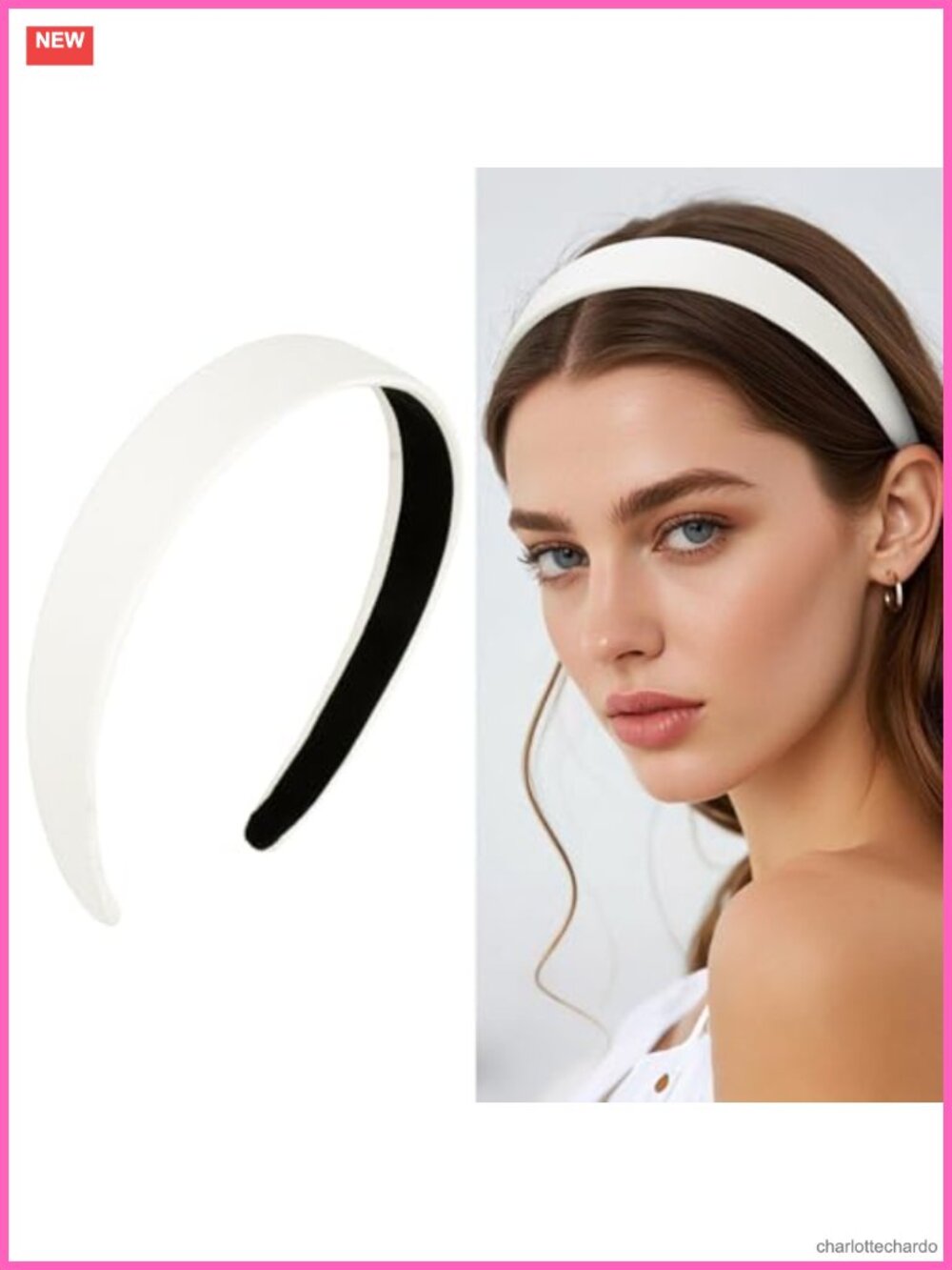 PU Leather Wide Headband Non-Slip Fashion Hair Accessory